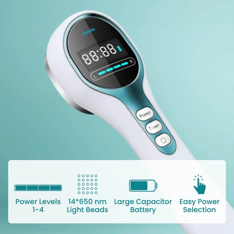 Feel the Relief in Just 10 Minutes a Day with 660 Nanometers Of Red Light Therapy!